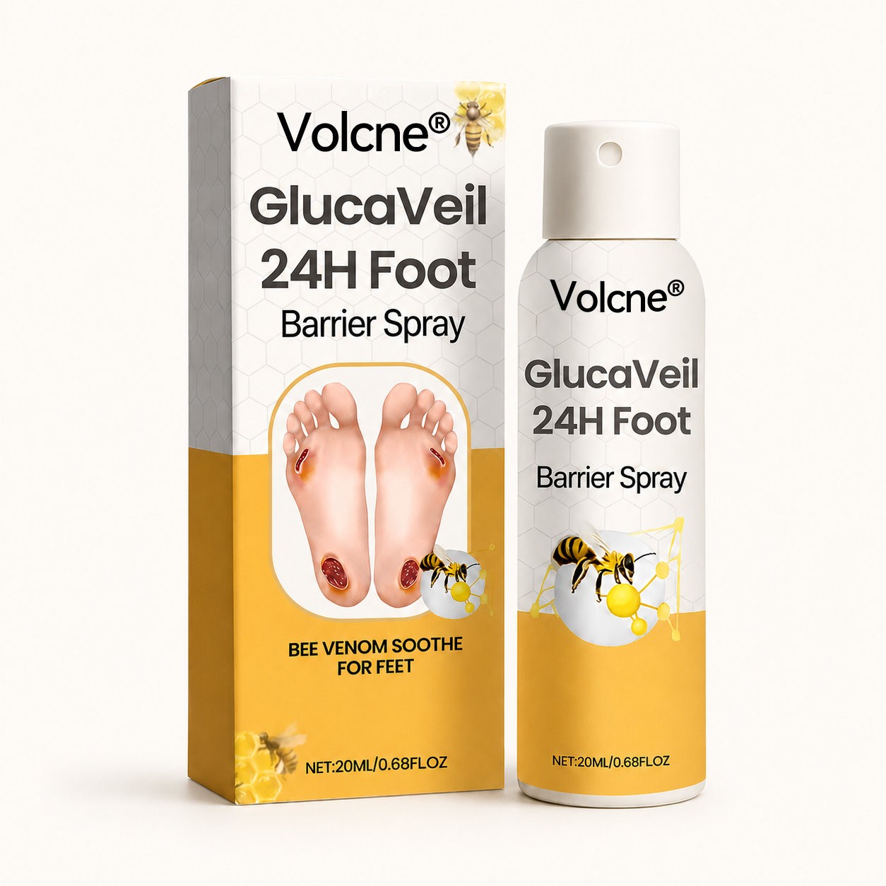 Volcne® GlucaVeil 24H Foot Barrier Spray